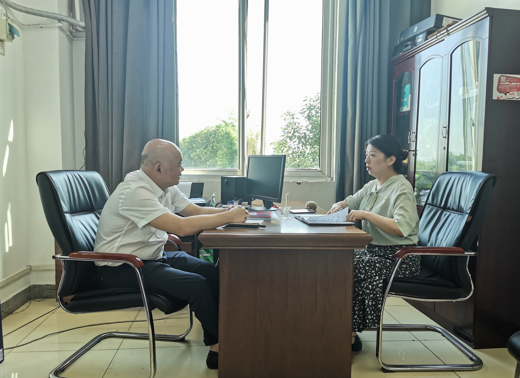 2022.6.28+開展暖心談話 助力紀檢隊伍建設(shè)